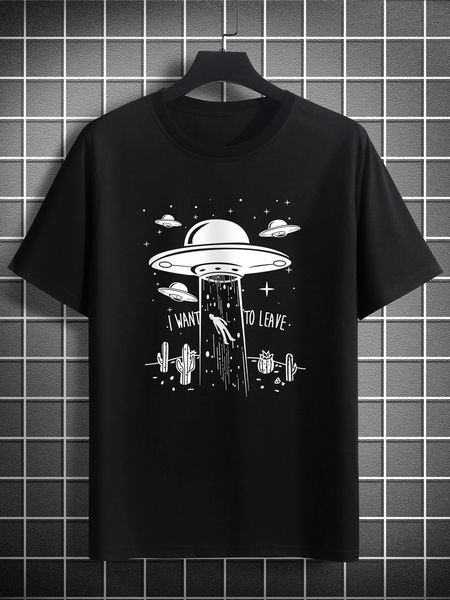 mens tshirts i want to leave print tshirt for casual crew neck shortsleeve fashion summer regular and oversize tees 230717, White;black
mens tshirts i want to leave print tshirt for casual crew neck shortsleeve fashion summer regular and oversize tees 230717, White;black