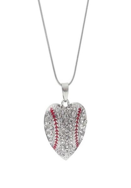 charm rhinestone baseball necklace softball pendant necklace love heart sweater jewelry accessories party favor gifts1405536, Silver
charm rhinestone baseball necklace softball pendant necklace love heart sweater jewelry accessories party favor gifts1405536, Silver