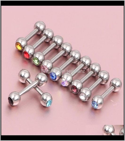 stud earrings jewelry drop delivery 2021 100pcs mix rhinestone crystal 316l steel tragus helix earring ear studs barbell bar ring 6164796, Golden;silver
stud earrings jewelry drop delivery 2021 100pcs mix rhinestone crystal 316l steel tragus helix earring ear studs barbell bar ring 6164796, Golden;silver
