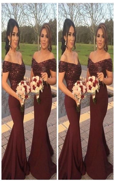 dark red 2018 sparkly sequins off shoulder long bridesmaid dresses custom arabic formal vestidos de bridesmaids honor of maid dres3636929, White;pink
dark red 2018 sparkly sequins off shoulder long bridesmaid dresses custom arabic formal vestidos de bridesmaids honor of maid dres3636929, White;pink