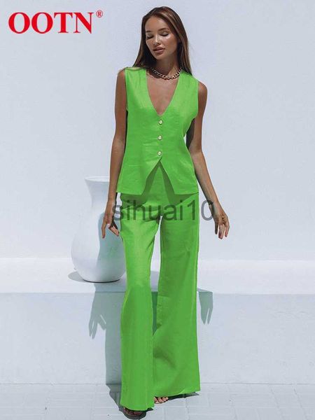 women's two piece pants ootn office 2 pieces sets elegant cotton linen v-neck sleeveless button vest outfit summer high waist wide trou, White
women's two piece pants ootn office 2 pieces sets elegant cotton linen v-neck sleeveless button vest outfit summer high waist wide trou, White