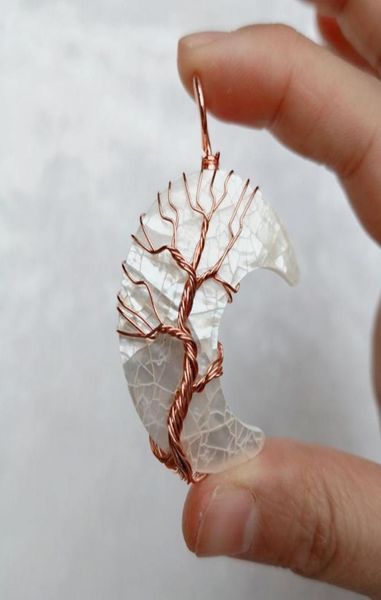 hopearl jewelry crescent moon white abalone shell pendant with rose gold tree of life 6 pieces9497240, Silver
hopearl jewelry crescent moon white abalone shell pendant with rose gold tree of life 6 pieces9497240, Silver