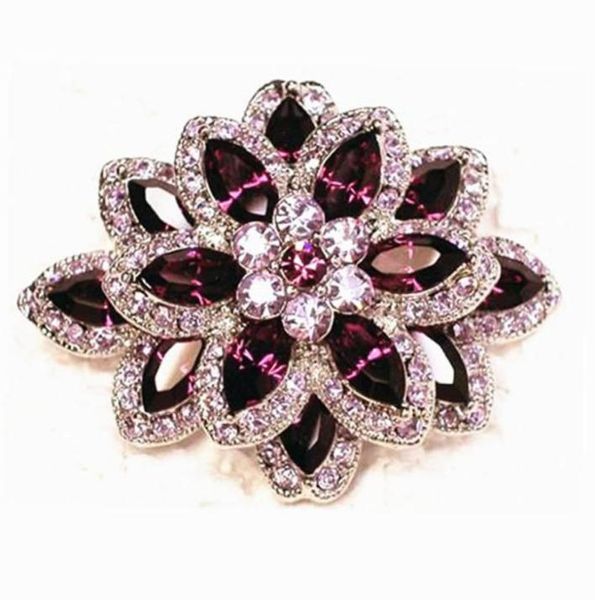 gold plated pink crystal diamante and purple marquise crystal brooch party gift pins8859888, Gray
gold plated pink crystal diamante and purple marquise crystal brooch party gift pins8859888, Gray