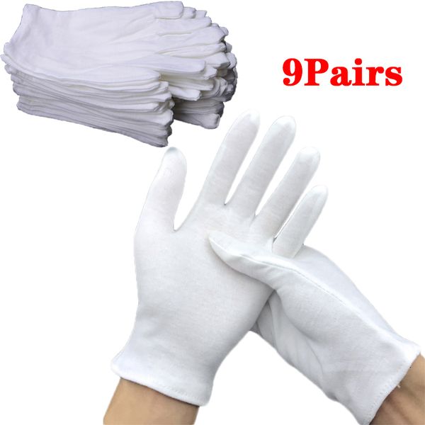 five fingers gloves 9pairs white cotton work gloves for dry hands handling film spa gloves ceremonial high stretch gloves household cleaning, Blue;gray
five fingers gloves 9pairs white cotton work gloves for dry hands handling film spa gloves ceremonial high stretch gloves household cleaning, Blue;gray
