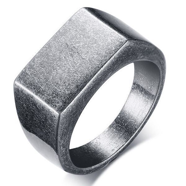 vintage mens ring stainless steel square signet rings jewelry gift for men women boyfriend girlfriend yw334rc-430, Silver
vintage mens ring stainless steel square signet rings jewelry gift for men women boyfriend girlfriend yw334rc-430, Silver
