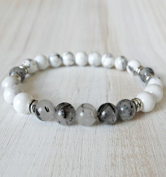 sn1143 mens rutilated quartz bracelet natural howlite yoga bracelet energy reike charged jewelry gift for him6781258, Black
sn1143 mens rutilated quartz bracelet natural howlite yoga bracelet energy reike charged jewelry gift for him6781258, Black