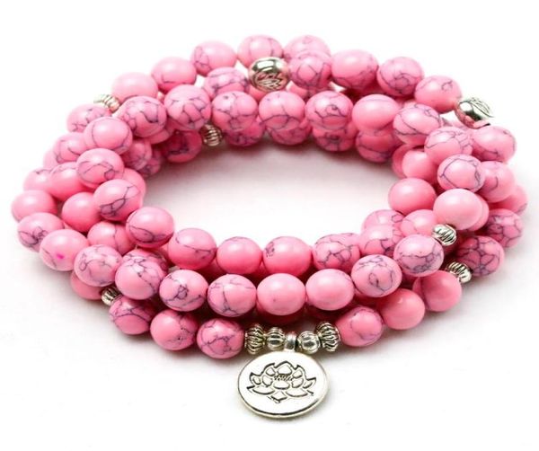 pink howlite stone healing chakra 108 prayer beads mala bracelet women jewelry wrist om buddhist buddha charm bracelets2571792, Black
pink howlite stone healing chakra 108 prayer beads mala bracelet women jewelry wrist om buddhist buddha charm bracelets2571792, Black