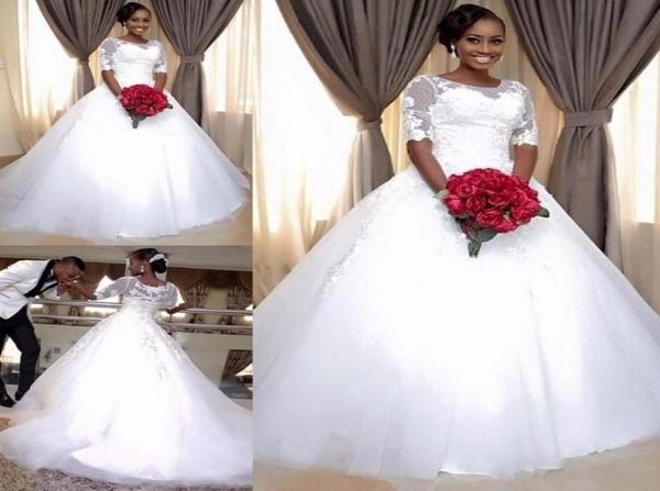 south african 2019 aline wedding dresses sheer neck half sleeves button back plus size lace wedding bridal gowns custom made plus9618582, White
south african 2019 aline wedding dresses sheer neck half sleeves button back plus size lace wedding bridal gowns custom made plus9618582, White