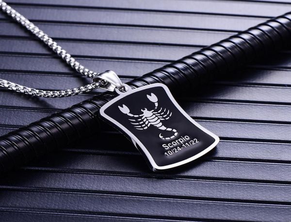 12 constellation silver necklace mens chains pendants stainless steel male accessories gold chain necklace jewelry on the neck4227368
12 constellation silver necklace mens chains pendants stainless steel male accessories gold chain necklace jewelry on the neck4227368