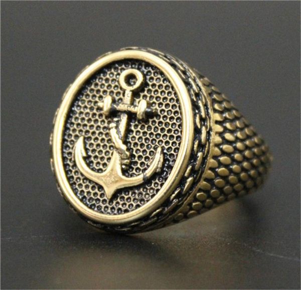 2pcslot design golden anchor cool ring 316l stainless steel biker style mens selling band party punk style ring5431837, Silver
2pcslot design golden anchor cool ring 316l stainless steel biker style mens selling band party punk style ring5431837, Silver