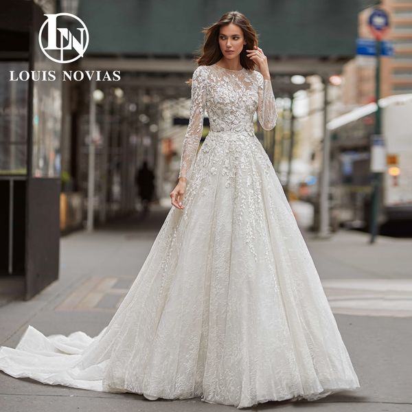 a-line wedding dress 2023 sweetheart long sleeve embroidery sequins button modern boho dresses for bride vestidos de novia, White
a-line wedding dress 2023 sweetheart long sleeve embroidery sequins button modern boho dresses for bride vestidos de novia, White