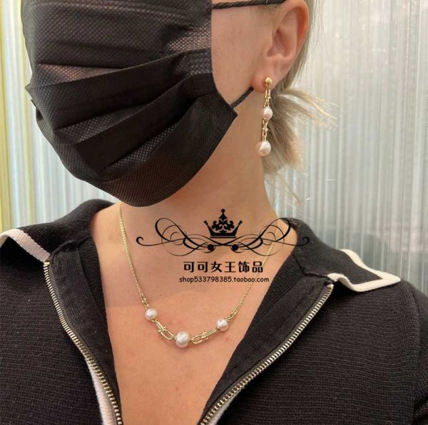 high version 925 sterling silver tiffay hardwear pearl link necklace for women's light luxury and small crowd high end collar chain nec
high version 925 sterling silver tiffay hardwear pearl link necklace for women's light luxury and small crowd high end collar chain nec
