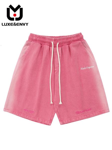 men's shorts luxe five quarter pants vintage fashion brand to do old washed denim men and women spring summer 2023 230715, White;black
men's shorts luxe five quarter pants vintage fashion brand to do old washed denim men and women spring summer 2023 230715, White;black