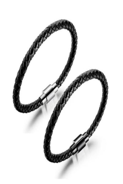 designer mens charm black leather bracelets fashion braided magnetic buckle hip hop jewelry punk men handmade bracelet for gifts559534201, Golden;silver
designer mens charm black leather bracelets fashion braided magnetic buckle hip hop jewelry punk men handmade bracelet for gifts559534201, Golden;silver