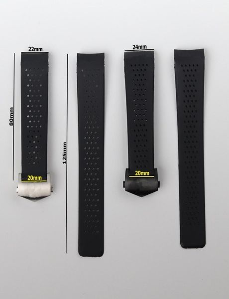 22mm 24mm silicone black submersible men watchband for tag heuer strap perforated watch band sport bracelet belt accessories2209365, Black;brown
22mm 24mm silicone black submersible men watchband for tag heuer strap perforated watch band sport bracelet belt accessories2209365, Black;brown