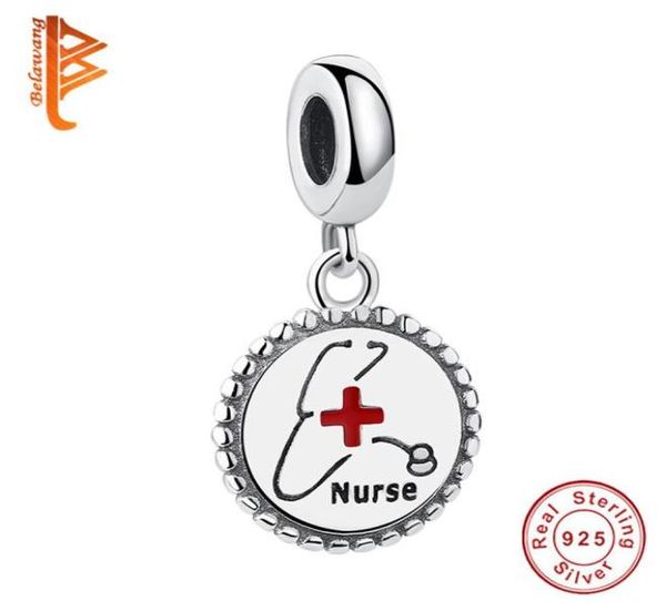 belawang fashion charm beads 925 sterling silver nurse pendant bead fit charm bracelet original women jewelry making q02255316878, Black
belawang fashion charm beads 925 sterling silver nurse pendant bead fit charm bracelet original women jewelry making q02255316878, Black