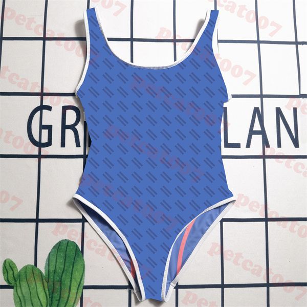 fashion womens swimwear designer bikini blue letter print one piece swimsuit backless swimsuits
fashion womens swimwear designer bikini blue letter print one piece swimsuit backless swimsuits