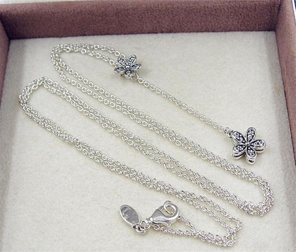 100% 925 sterling silver chain dazzling daisies drop pendant necklace with clear cz fits style jewelry charms and beads256k1252520
100% 925 sterling silver chain dazzling daisies drop pendant necklace with clear cz fits style jewelry charms and beads256k1252520