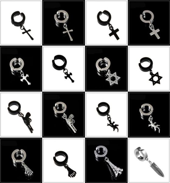 popular hip hop stainless steel painless ear clip earrings for menwomen punk black non piercing fake earrings jewelry gifts4682263, Silver
popular hip hop stainless steel painless ear clip earrings for menwomen punk black non piercing fake earrings jewelry gifts4682263, Silver