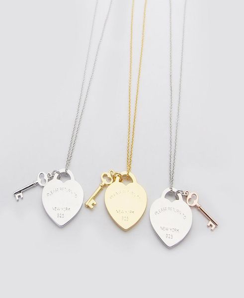 womens love heart pendant necklaces designer jewelry key necklaces for women goldsilverrose with full package of brand as weddin9626739, Silver
womens love heart pendant necklaces designer jewelry key necklaces for women goldsilverrose with full package of brand as weddin9626739, Silver