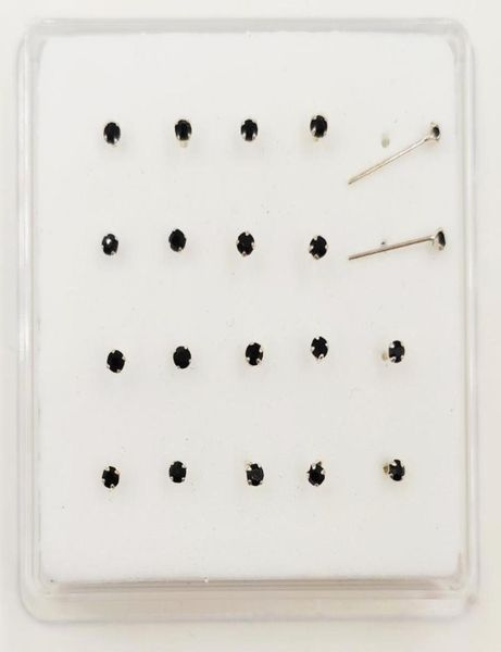 other 925 sterling silver nose piercing tiny black crystal pin straight stud nariz jewelry 20pcspack1119159, Slivery;golden
other 925 sterling silver nose piercing tiny black crystal pin straight stud nariz jewelry 20pcspack1119159, Slivery;golden