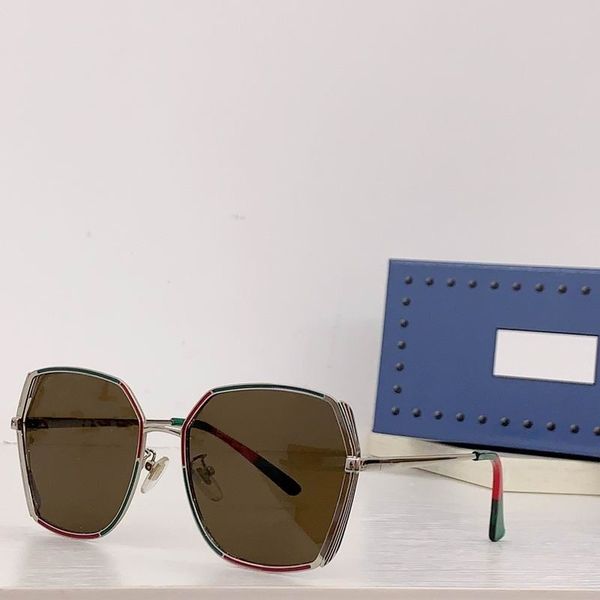 2023 sunglasses silver thin metal full frame dark brown polygon glasses available with box, White;black
2023 sunglasses silver thin metal full frame dark brown polygon glasses available with box, White;black
