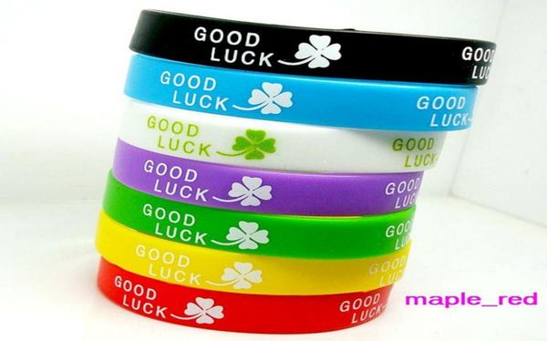 100pcslot mixed colors good luck clover silicone rubber elastic bracelet wrist band for women men fashion jewelry bangle4312372, White
100pcslot mixed colors good luck clover silicone rubber elastic bracelet wrist band for women men fashion jewelry bangle4312372, White