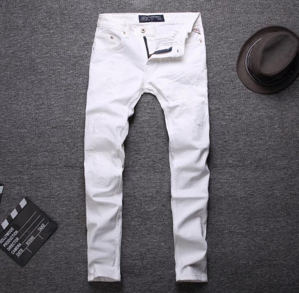 vintage designer men jeans white slim fit ripped jeans men pencil pants elastic fashion streetwear hip hop6533477, Blue
vintage designer men jeans white slim fit ripped jeans men pencil pants elastic fashion streetwear hip hop6533477, Blue