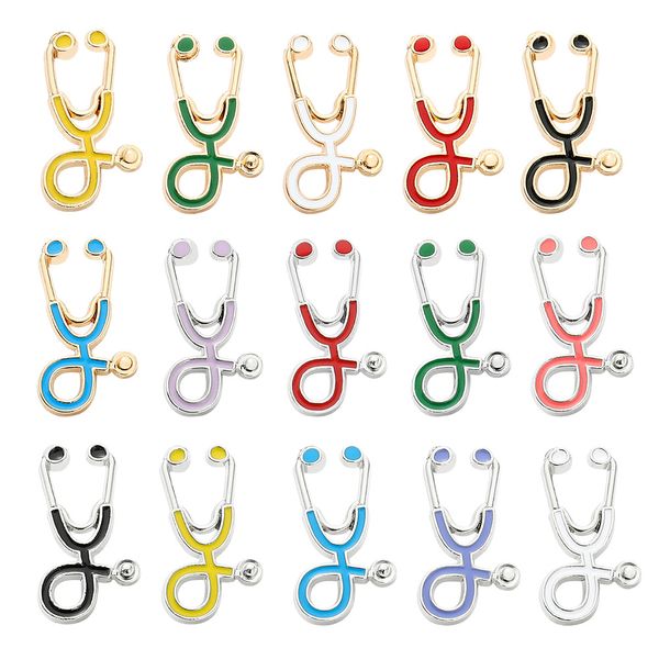 stethoscope brooch pins gold silver black collar corsage gift for women hat backpack clothes lapel badge doctor nurse jewelry promotion gift, Gray
stethoscope brooch pins gold silver black collar corsage gift for women hat backpack clothes lapel badge doctor nurse jewelry promotion gift, Gray