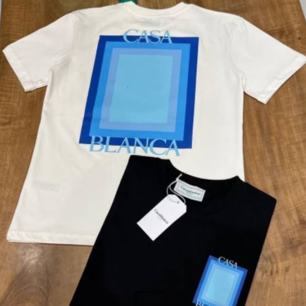 mens tshirts blue gradient square letter print casablanca tshirts round neck cotton short sleeve 3xl casa t shirt for men women 230717, White;black
mens tshirts blue gradient square letter print casablanca tshirts round neck cotton short sleeve 3xl casa t shirt for men women 230717, White;black
