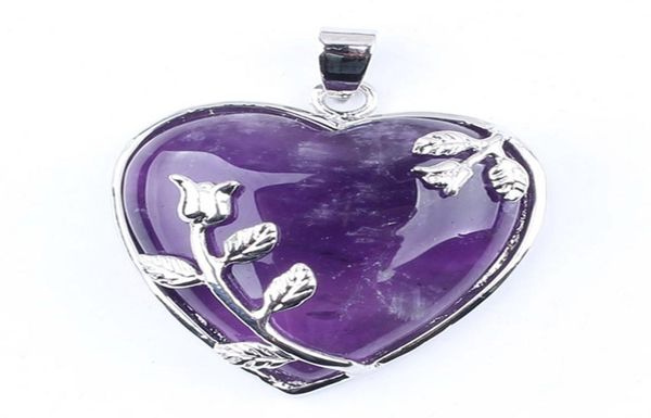 7 chakra crystal heart shaped natural stone pendants healing chakra reiki love charm bulk for jewelry making amethyst turquoise6067362, Silver
7 chakra crystal heart shaped natural stone pendants healing chakra reiki love charm bulk for jewelry making amethyst turquoise6067362, Silver