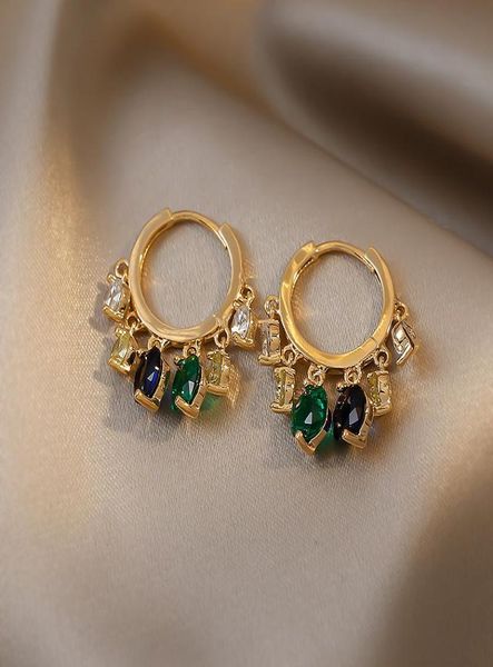 hoop huggie fashion women emerald green earrings female luxury designer elegant7807438, Golden;silver
hoop huggie fashion women emerald green earrings female luxury designer elegant7807438, Golden;silver