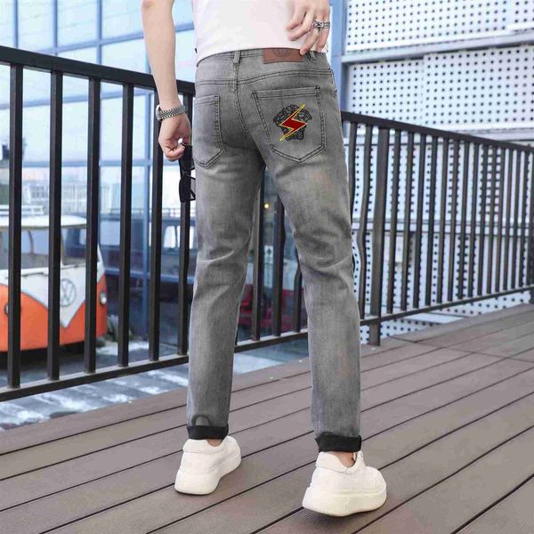 designer mens jeans summer 2023 jeans for men light luxury goods slim fitting slim-fit pants cotton elastic high-end brand embroidery, Blue
designer mens jeans summer 2023 jeans for men light luxury goods slim fitting slim-fit pants cotton elastic high-end brand embroidery, Blue