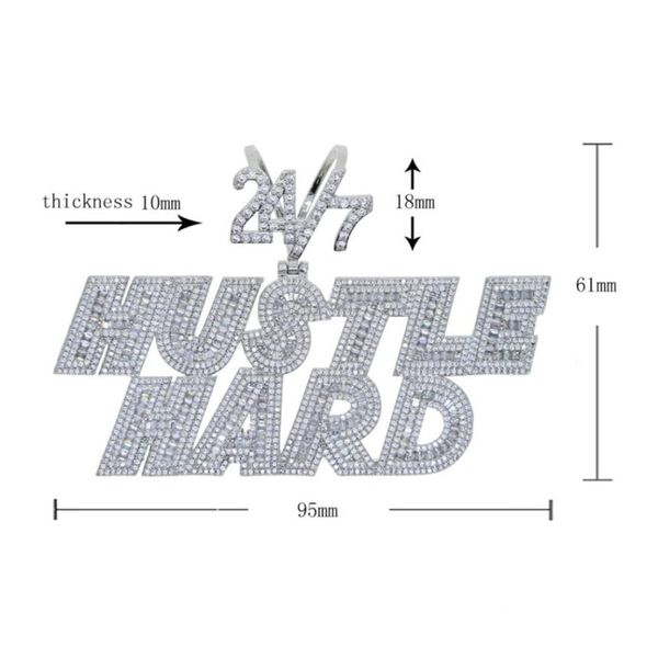 custom name necklace hustle hard letter with rope chain iced out bling 5a cubic zirconia cz paved fashion hiphop rock jewelry608699923586, Silver
custom name necklace hustle hard letter with rope chain iced out bling 5a cubic zirconia cz paved fashion hiphop rock jewelry608699923586, Silver
