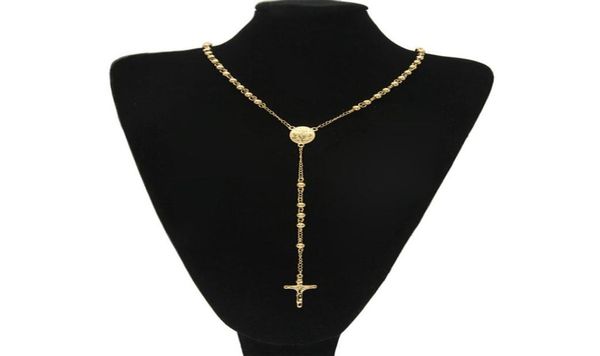 gold stainless steel bead chain jesus christ cross pendant rosary long necklace mens womens hip hop jewelry250i2813146, Silver
gold stainless steel bead chain jesus christ cross pendant rosary long necklace mens womens hip hop jewelry250i2813146, Silver