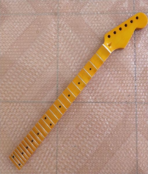 full scalloped guitar neck for st style replacement 24 fret maple yellow gloss8378776
full scalloped guitar neck for st style replacement 24 fret maple yellow gloss8378776