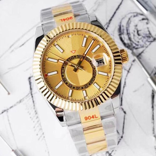 n factory designer v11 watch gold mixed silver case luxury sky watches eta9001 model mens 42mm 904l automatic watches dive watch all functio, Slivery;brown
n factory designer v11 watch gold mixed silver case luxury sky watches eta9001 model mens 42mm 904l automatic watches dive watch all functio, Slivery;brown