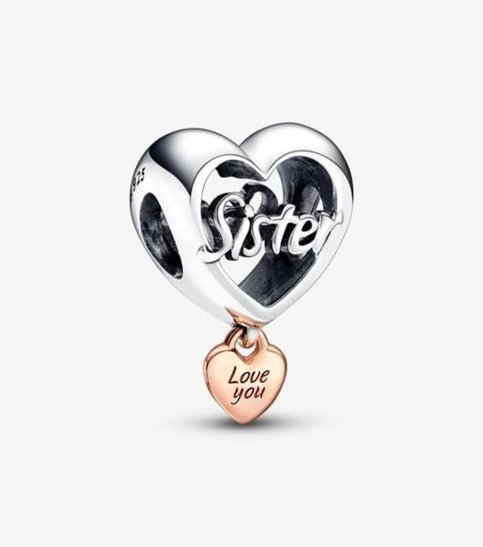 love you sister heart charms fit original european charm bracelet 925 sterling silver fashion women jewelry accessories2370949, Bronze;silver
love you sister heart charms fit original european charm bracelet 925 sterling silver fashion women jewelry accessories2370949, Bronze;silver