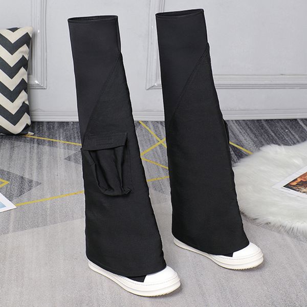 black thigh high womans luxury boot designer womens long stretch over the knee boots round toe leather canvas platform fashion booties winte
black thigh high womans luxury boot designer womens long stretch over the knee boots round toe leather canvas platform fashion booties winte