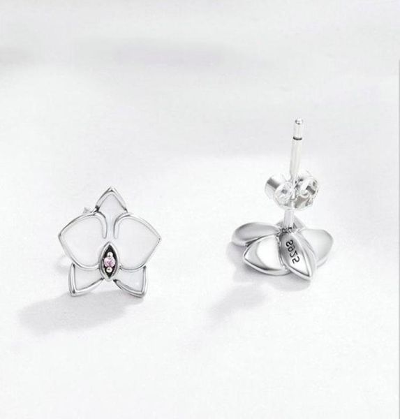 white magnolia stud earring women summer jewelry for 925 sterling silver flower earrings set with original box set1779919, Golden;silver
white magnolia stud earring women summer jewelry for 925 sterling silver flower earrings set with original box set1779919, Golden;silver