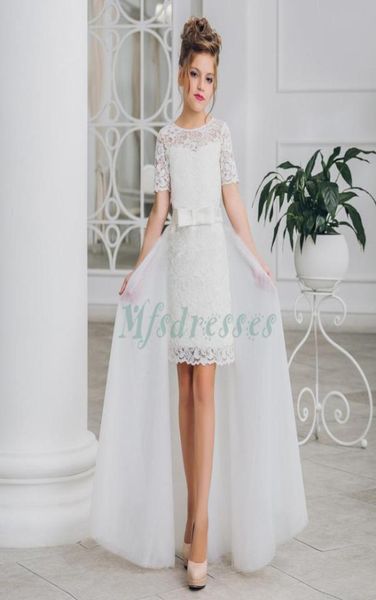 new fashion sheath lace short flower girl dresses with detachable train short sleeves girls pageant communion dress kids prom even6891837, White;blue
new fashion sheath lace short flower girl dresses with detachable train short sleeves girls pageant communion dress kids prom even6891837, White;blue