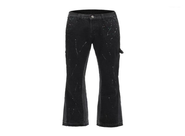 men039s jeans urban streetwear flare pants black wide leg hip hop splashed ink trousers men patchwork slim fit denim for menmen5230850, Blue
men039s jeans urban streetwear flare pants black wide leg hip hop splashed ink trousers men patchwork slim fit denim for menmen5230850, Blue