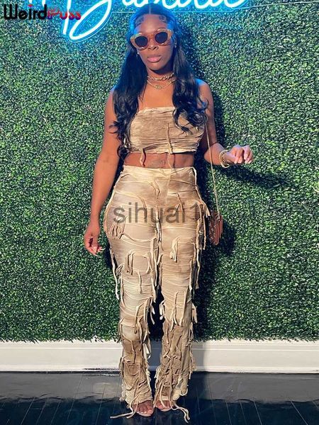 women's two piece pants weird puss tie dye women 2piece set backless crop +tassel skinny pencil pants streetwear y2k party matching out, White
women's two piece pants weird puss tie dye women 2piece set backless crop +tassel skinny pencil pants streetwear y2k party matching out, White