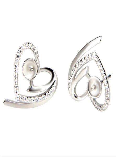 heart zircon sterling 925 stud earrings settings silver pearl mounting unfinished earring jewelry making 5 pairs4720397, Slivery;crystal
heart zircon sterling 925 stud earrings settings silver pearl mounting unfinished earring jewelry making 5 pairs4720397, Slivery;crystal