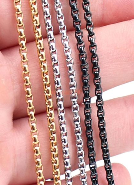 whole 5pcs jewelry wide 3mm box rolo chain necklace stainless steel fashion men039s women jewelry silver gold black 18 5495549
whole 5pcs jewelry wide 3mm box rolo chain necklace stainless steel fashion men039s women jewelry silver gold black 18 5495549
