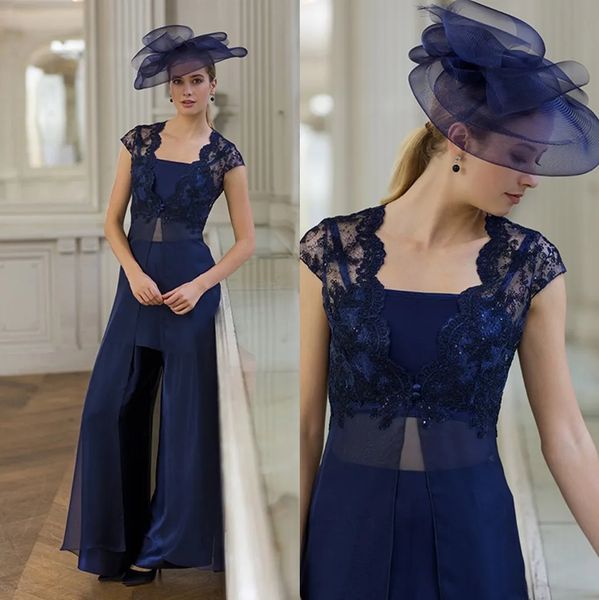 new elegant lace mothers pant suits with long jacket sequined wedding guest dress navy plus size mother of bride dresses, Black;red
new elegant lace mothers pant suits with long jacket sequined wedding guest dress navy plus size mother of bride dresses, Black;red