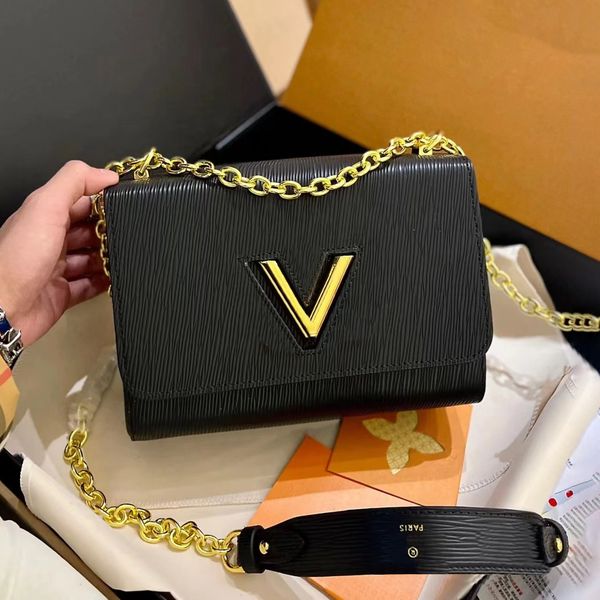 luxurys designer twist epi shoulder bags crossbody hobo mens twists women's gold chain water ripple handbags clutch bag lady pochette t
luxurys designer twist epi shoulder bags crossbody hobo mens twists women's gold chain water ripple handbags clutch bag lady pochette t