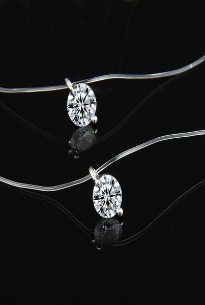 fashion transparent fishing line necklace women chocker necklace invisible chain 8mm crystal choker pendant on line neck 066696, Silver
fashion transparent fishing line necklace women chocker necklace invisible chain 8mm crystal choker pendant on line neck 066696, Silver