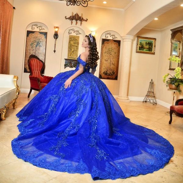 blue glitter off the shoulder ball gown quinceanera dresses sweet 16 princess applique lace beads prom gowns vestidos de 15 anos, Blue;red
blue glitter off the shoulder ball gown quinceanera dresses sweet 16 princess applique lace beads prom gowns vestidos de 15 anos, Blue;red