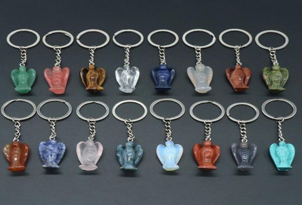 healing reiki chakra carved angel natural stone key rings pendant keychain crystal chakras quartz chains jewelry accessories4236930, Slivery;golden
healing reiki chakra carved angel natural stone key rings pendant keychain crystal chakras quartz chains jewelry accessories4236930, Slivery;golden